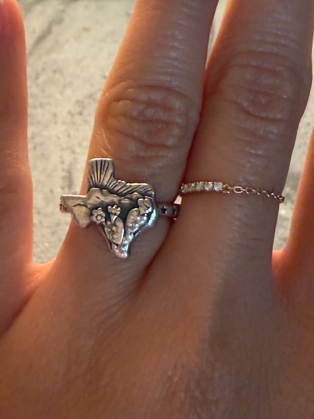 James Avery Silver Texas Ring - Retired